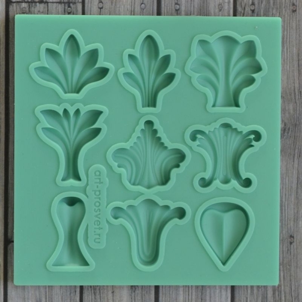 Silicone Mould - Decorative Elements Small